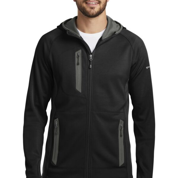 Eddie Bauer Sport Hooded Full Zip Fleece Jacket EB244 Sport Hooded Full Zip Fleece Jacket Thumbnail