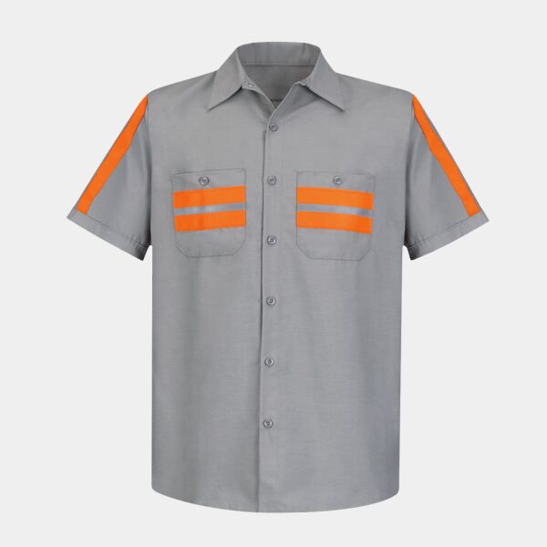 Red Kap Men's Enhanced Visibility Industrial Work Shirt SP24E Men's Enhanced Visibility Industrial Work Shirt Thumbnail