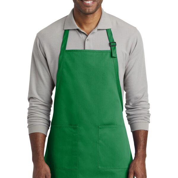 Port Authority Full Length Two Pocket Bib Apron A600 Full Length Two Pocket Bib Apron Thumbnail