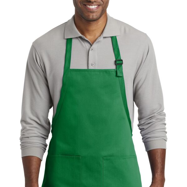 Port Authority Medium Length Two Pocket Bib Apron A601 Medium Length Two Pocket Bib Apron Thumbnail