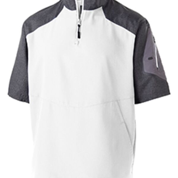 Holloway Unisex Ultra-Lightweight Aero-Tecâ„¢ Raider Short-Sleeve Warm-Up Pullover 229545 Unisex Ultra-Lightweight Aero-Tecâ„¢ Raider Short-Sleeve Warm-Up Pullover Thumbnail