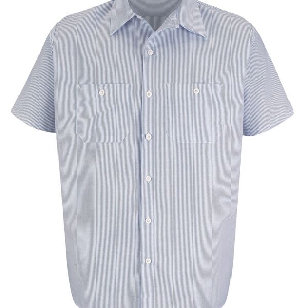 Red Kap Men's Industrial Stripe Work Shirt SL20 Men's Industrial Stripe Work Shirt Thumbnail