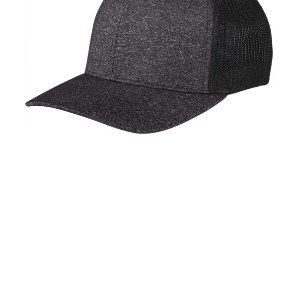 Port Authority Flexfit ® Melange Mesh Back Trucker Cap C302 Flexfit ® Melange Mesh Back Trucker Cap Thumbnail