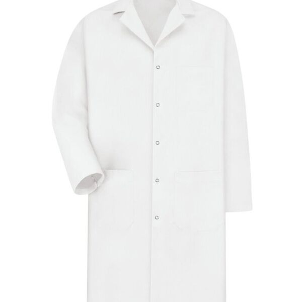 Red Kap Unisex Tall Gripper Front Lab Coat KP18T Unisex Tall Gripper Front Lab Coat Thumbnail