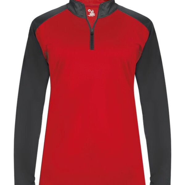 Badger Women's Ultimate SoftLockâ„¢ Sport Quarter-Zip Pullover 4008 Women's Ultimate SoftLockâ„¢ Sport Quarter-Zip Pullover Thumbnail