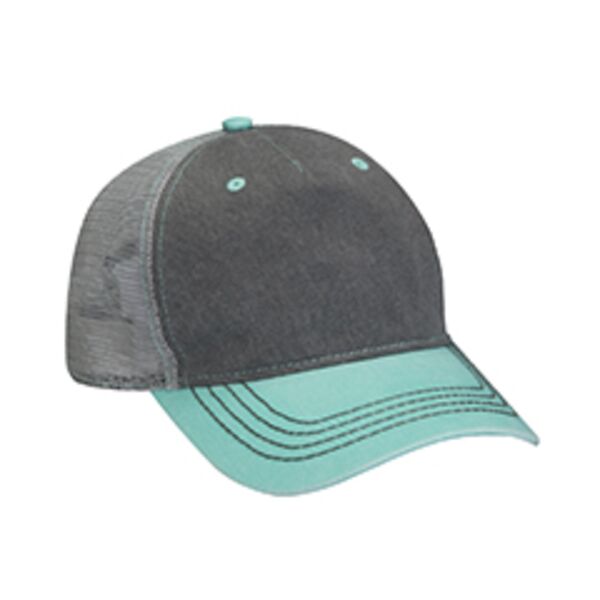 Adams Pigment-Dyed Twill & Mesh Trucker Cap EN102 Pigment-Dyed Twill & Mesh Trucker Cap Thumbnail
