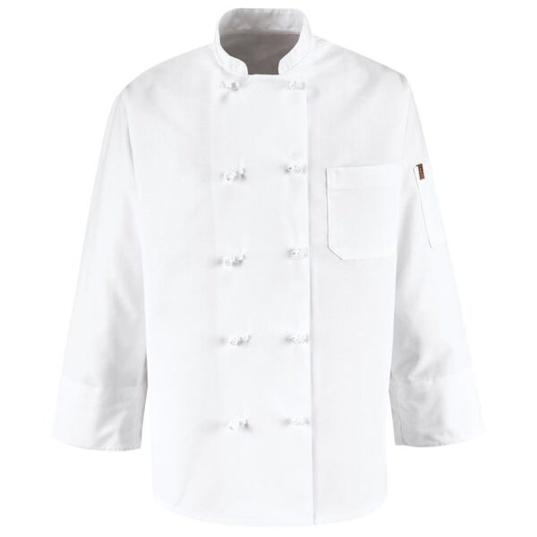 Chef Designs Ten Knot Button Chef Coat 0421 Ten Knot Button Chef Coat Thumbnail