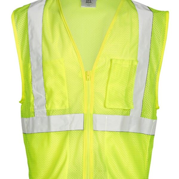 Kishigo Unisex Self Extinguishing Mesh Vest FM419-420 Unisex Self Extinguishing Mesh Vest Thumbnail
