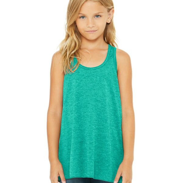 Bella + Canvas Youth Flowy Racerback Tank B8800Y Youth Flowy Racerback Tank Thumbnail