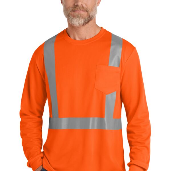 CornerStone Ansi 107 Class 2 Mesh Long Sleeve Tee CS201 Ansi 107 Class 2 Mesh Long Sleeve Tee Thumbnail