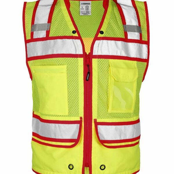 Kishigo Color Contrast High Performance Surveyors Vest S5042-5046 Color Contrast High Performance Surveyors Vest Thumbnail