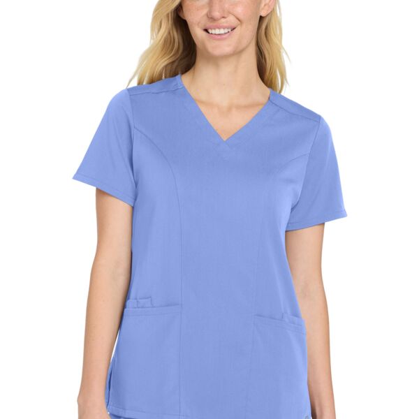Wink Women's Premiere Flex ™ V Neck Top WW4168 Women's Premiere Flex ™ V Neck Top Thumbnail
