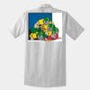 Short Sleeve Striped Industrial Work Shirt Thumbnail