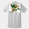 Short Sleeve Striped Industrial Work Shirt Thumbnail