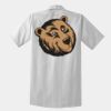 Short Sleeve Striped Industrial Work Shirt Thumbnail