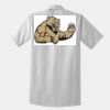 Short Sleeve Striped Industrial Work Shirt Thumbnail