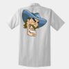 Short Sleeve Striped Industrial Work Shirt Thumbnail