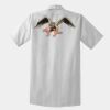 Short Sleeve Striped Industrial Work Shirt Thumbnail