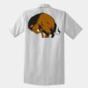 Short Sleeve Striped Industrial Work Shirt Thumbnail