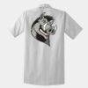 Short Sleeve Striped Industrial Work Shirt Thumbnail