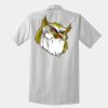 Short Sleeve Striped Industrial Work Shirt Thumbnail