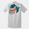 Short Sleeve Striped Industrial Work Shirt Thumbnail