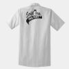 Short Sleeve Striped Industrial Work Shirt Thumbnail