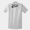 Short Sleeve Striped Industrial Work Shirt Thumbnail