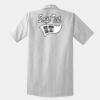 Short Sleeve Striped Industrial Work Shirt Thumbnail