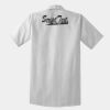 Short Sleeve Striped Industrial Work Shirt Thumbnail
