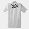 Short Sleeve Striped Industrial Work Shirt Thumbnail